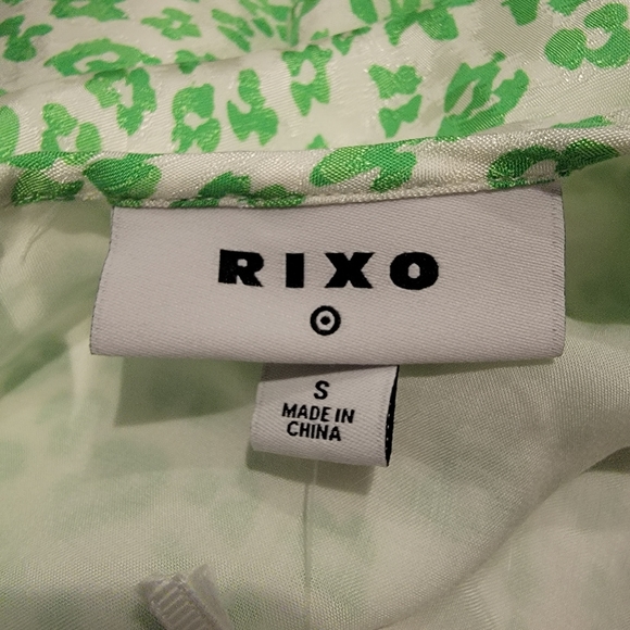 Rixo X Target Leopard Sleeveless Ruffle Slip Dress Small - Picture 6 of 9